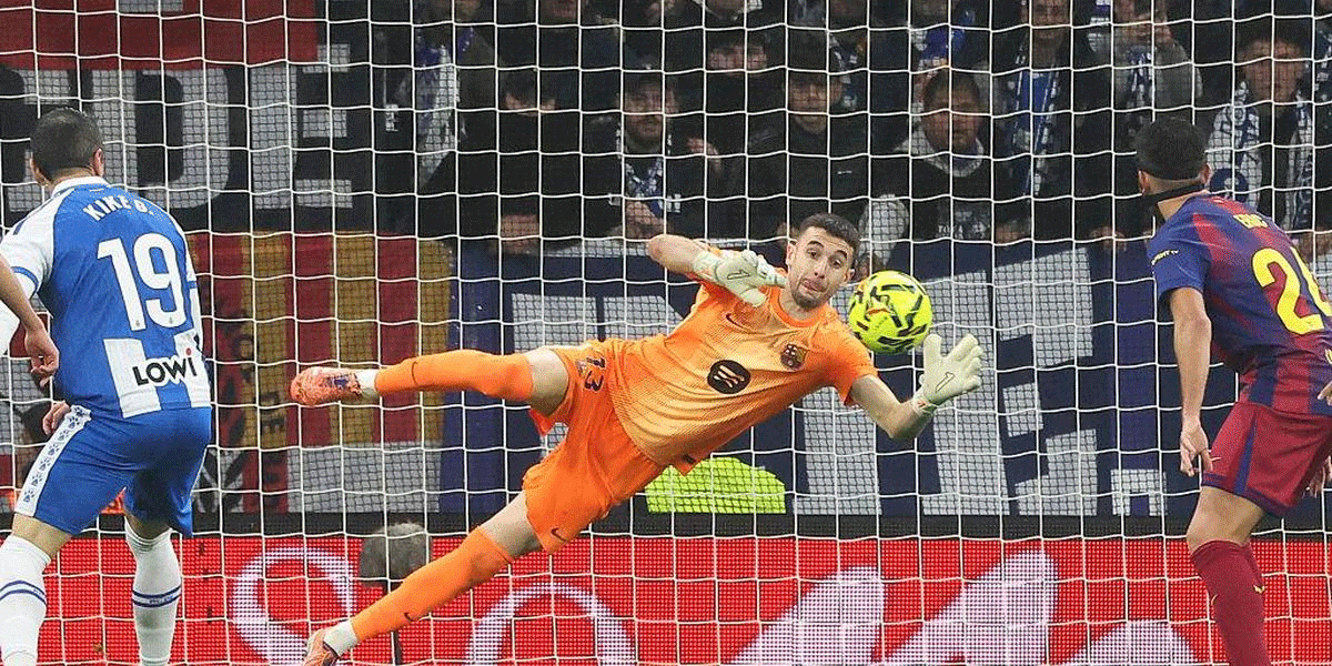 Joan Garcia Bersinar di Derby Catalan dan Samai Rekor Ter Stegen